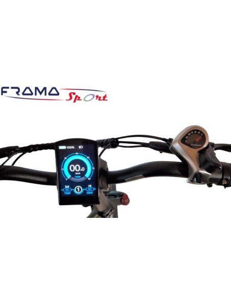 Bici elettrica a pedalata assistita pieghevole BMX 500/750W verdone