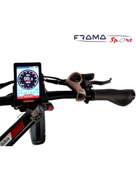 Bici elettrica a pedalata assistita pieghevole NCX RD8 ALLOY 20" 250W 48V nera Special Edition