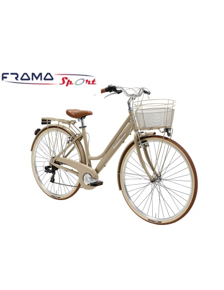 Bicicletta Vintage Adriatica Retro donna crema