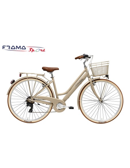 Bicicletta Vintage Adriatica Retro donna crema