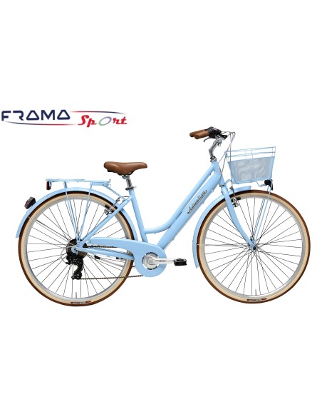 Bicicletta Vintage Adriatica Retro Donna azzurra
