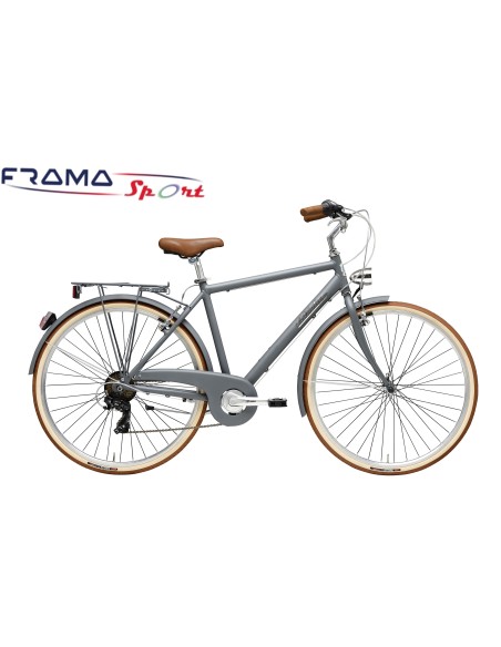 Bicicletta Adriatica Vintage Retro uomo grigio