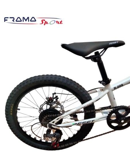 Bicicletta Junior Bimba MTB 20'' Reset bianca