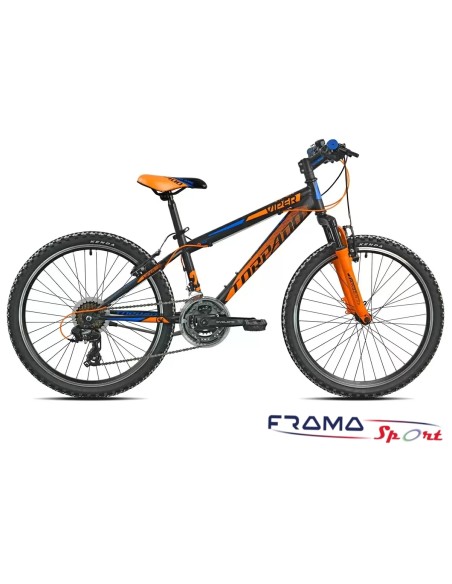 Torpado Bici MTB 24'' Bambino T610 Viper nero arancio
