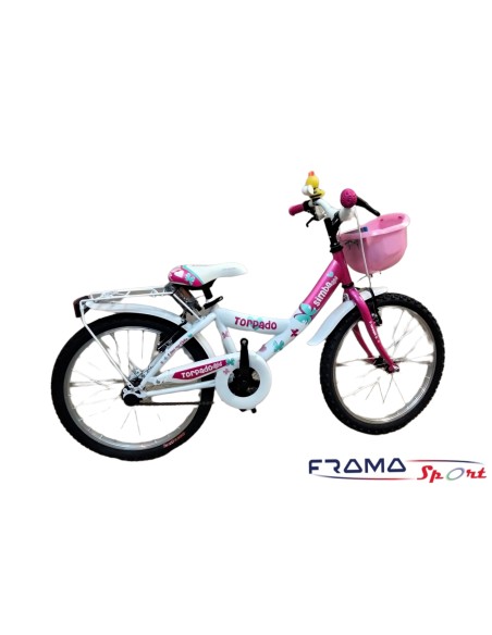 Bici Junior Girl Torpado Simba 20'' bianca rosa