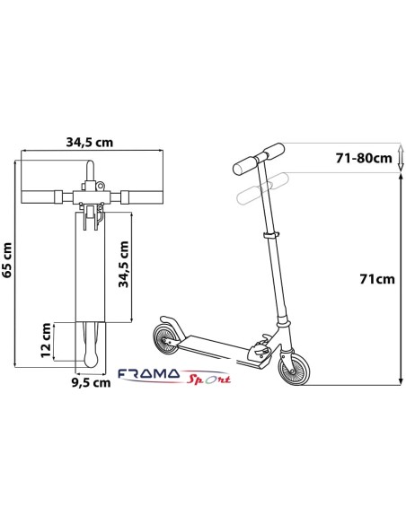 Monopattino Bimbo Disney Star Wars 2 ruote