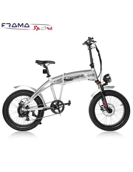 Bici a pedalata assistita Techbike Storm 20 48V 250W'' Pieghevole Alluminio