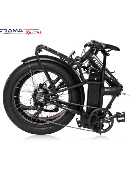Bici elettrica a pedalata assistita pieghevole Techbike Shuttle 20'' 48V 250W
