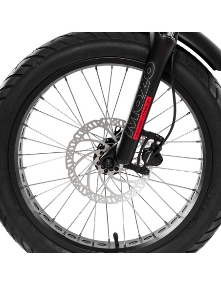 Bici a pedalata assistita pieghevole Techbike Shuttle  48V 500W  Nera opaca