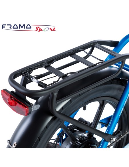 Bici a pedalata assistita pieghevole Techbike Bring 48V-250W blu
