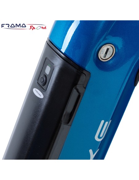 Bici a pedalata assistita pieghevole Techbike Bring 48V-250W blu