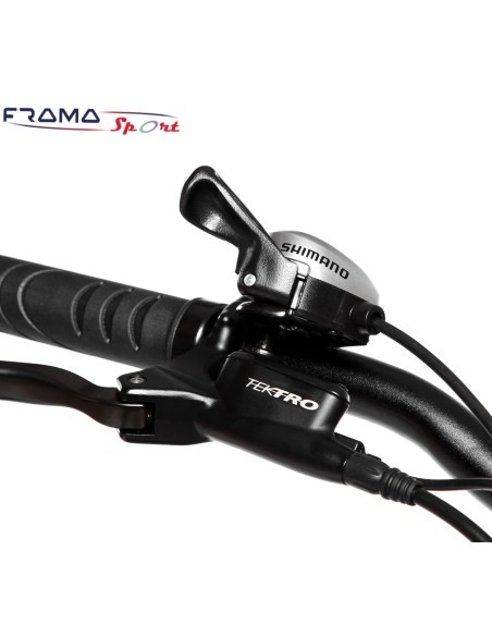 Bici a pedalata assistita pieghevole Tecobike Shuttle 16'' 250W Bianco opaco