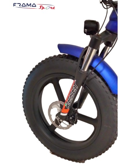 Bici a pedalata assistita pieghevole Reset Redwood X 48V 250/500W Blu
