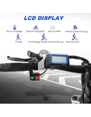 Bici Elettrica E-Mountainbike Ancheer...