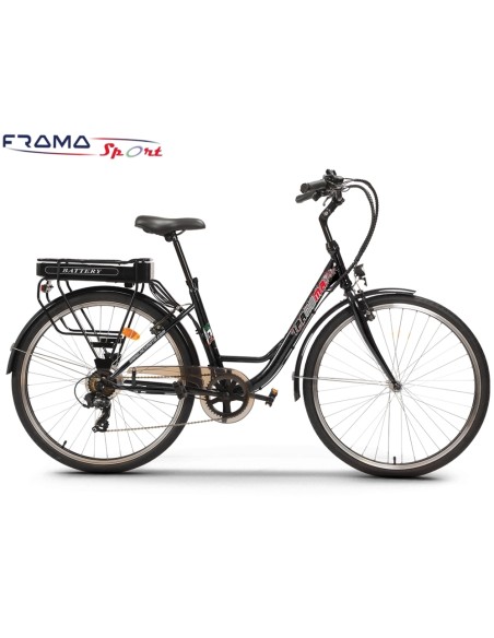 Bici a pedalata assistita NCX IPANEMA NAVY 28'' 250W 36V Nera