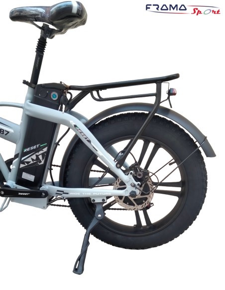 Bici elettrica pieghevole Reset Redwood 48V15AH grigio opaco