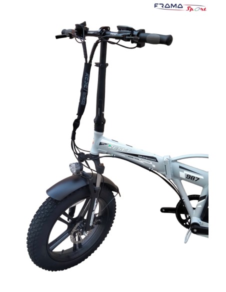 Bici elettrica pieghevole Reset Redwood 48V15AH grigio opaco