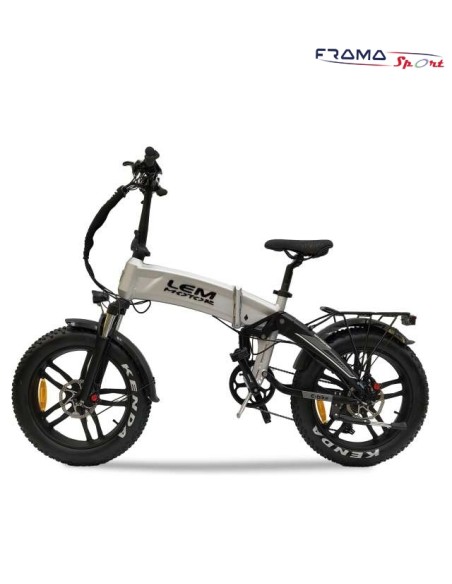Bici a pedalta assistita pieghevole Lem Motor Dallas Luxury 250w alluminio