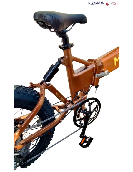 Bici a pedalata assistita  Fate bike Mate X 250W 48V 17,5 Ah Bronzo