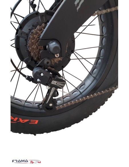 Bici a pedalata assistita Pieghevole Viper modello Race Batteria LG 250/500W 48V 14AH