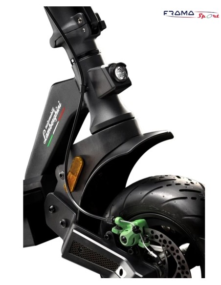 Monopattino elettrico pieghevole Lamborghini 500w nero verde