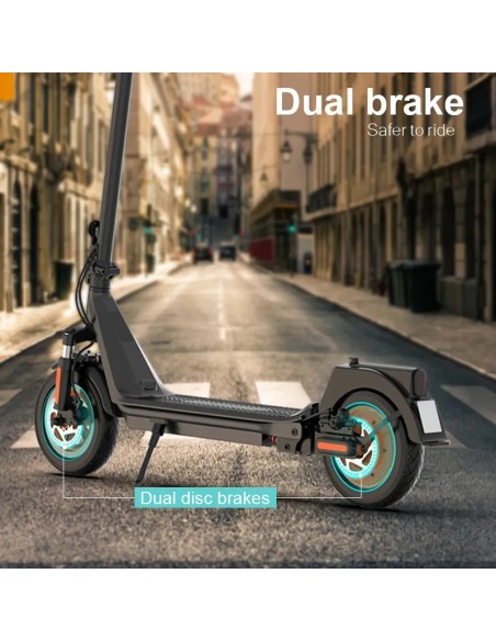 QMWHEEL H10 Monopattino Elettrico 10Ah 500W E-Scooter Bluetooth