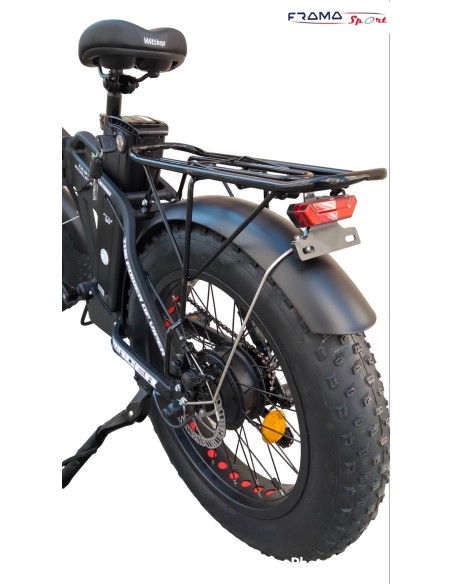 Bici a pedalata assistita pieghevole Viper 250/350W 36V 12Ah nera