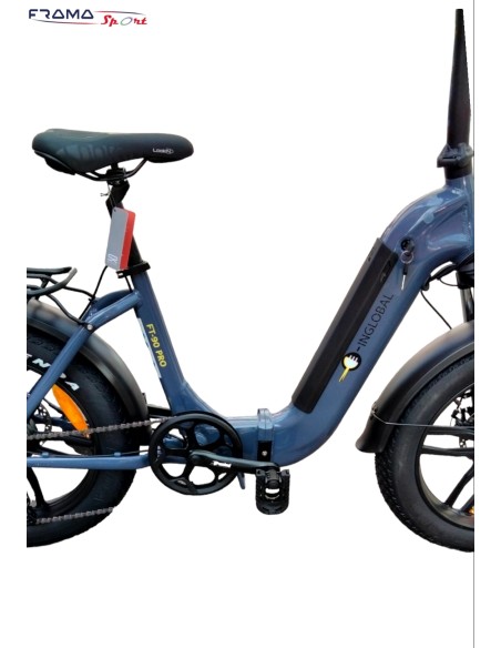 Bici a pedalata assistita pieghevole Inglobal modello FT PRO-2 250/350w
