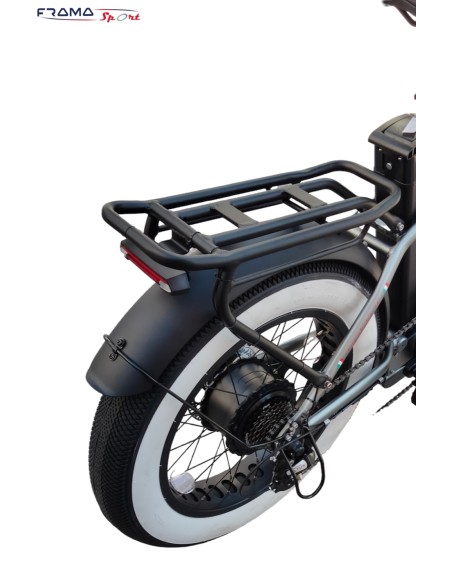 Bici a pedalata assistita Toro bike 500W 48V 15Ah doppio motore grigia