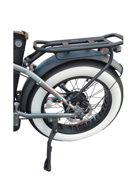 Bici a pedalata assistita Toro bike 500W 48V 15Ah doppio motore grigia