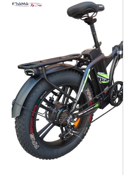 Bici a pedalata assistita Reset Redwood 250W nero opaco