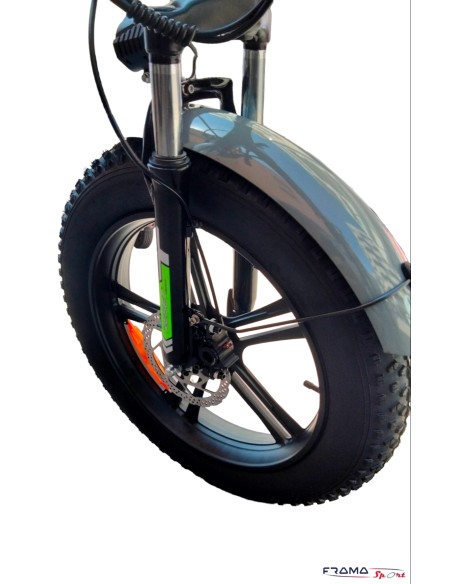 Bici a pedalata assistita pieghevole Reset Redwood 250W grigio