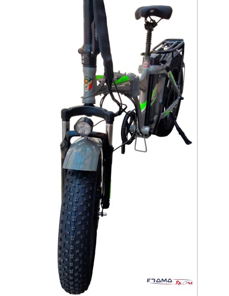 Bici a pedalata assistita pieghevole Reset Redwood 250W grigio