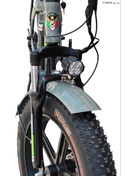 Bici a pedalata assistita pieghevole Reset Redwood 250W grigio