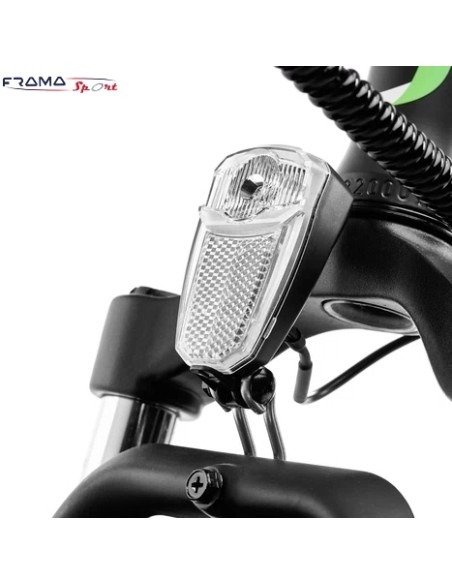 Bici a pedalata assistita Fat-Bike pieghevole  Argento modello Mini-Max GT 250W