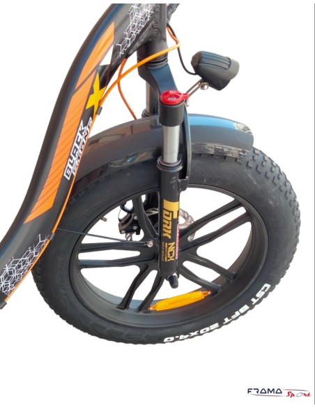 Bici a pedalata assistita Fatbike Ncx modello Black Stone X 250W