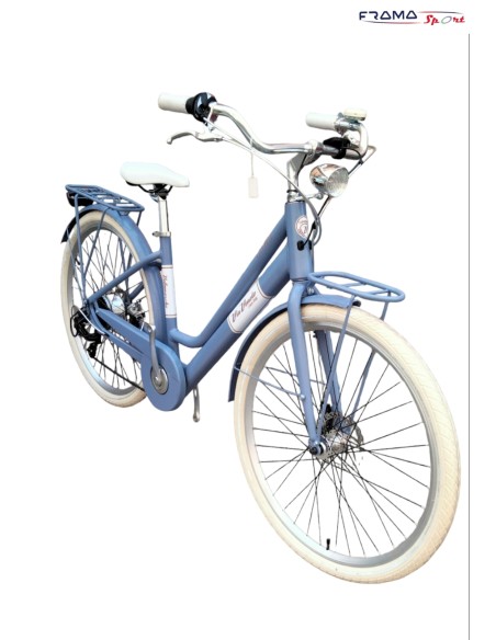 City Bike Via Veneto modello Victoria 28'' 250W blu capri