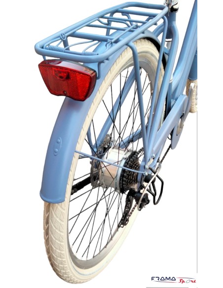 City Bike Via Veneto modello Victoria 28'' 250W blu capri