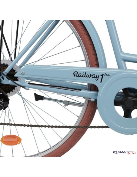 Bici Vintage Scrapper modello Railway 1 LTD azzurra