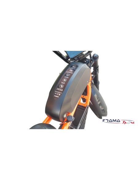 Fat bike elettrica RT3 Dynalion 750W Arancione