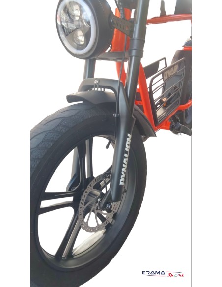 Fat bike elettrica RT3 Dynalion 750W Arancione