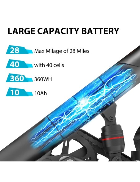 Bicicletta elettrica pieghevole Gyroor C3 da 14 pollici 450 W