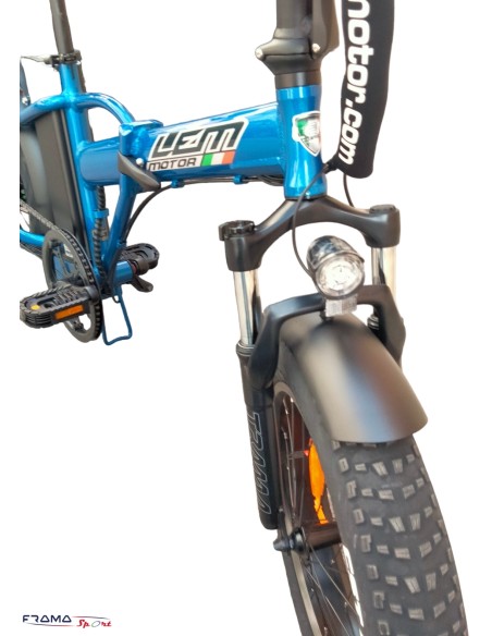 Fat bike Lem Motor modello Orlando comfort special 500w blu