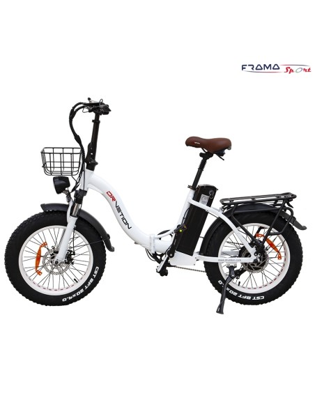 Fat-bike pieghevole DrVetion modello CT20 750W Bianca