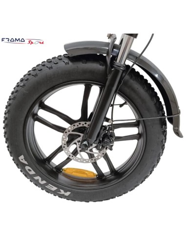 Fat-bike pieghevole Sky jet 250W Argento