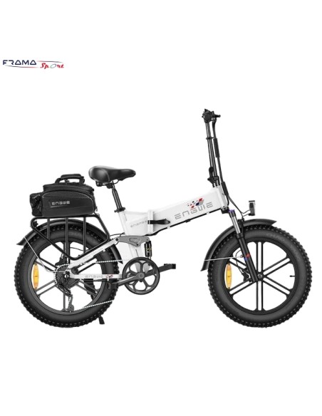 Fat- bike pieghevole Engwe Engine X 250/750 W bianca