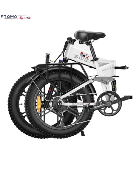 Fat- bike pieghevole Engwe Engine X 250/750 W bianca