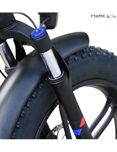 Fat- bike pieghevole Engwe Engine X 250/750 W bianca