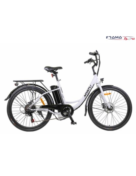 City bike Myatu 26'' 250W Bianca
