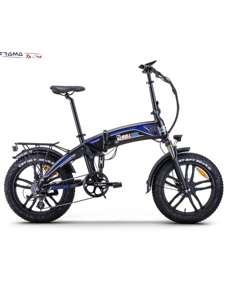 Bici a pedalata assistita NCX modello RD8 ALLOY 20" 250W 48V nero/blu